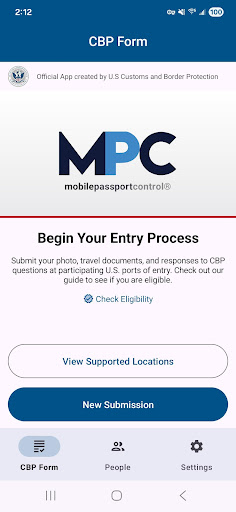 Mobile Passport Control