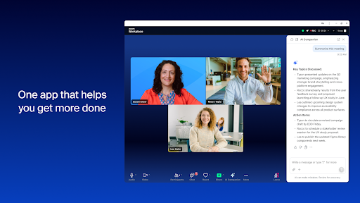 Zoom Workplace for Chromebook