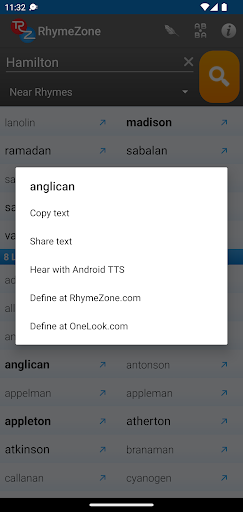RhymeZone Rhyming Dictionary