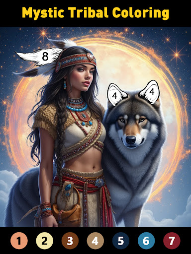 Tribal Art Coloring Book