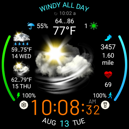 Weather watch face W5.5