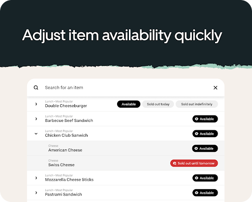 Uber Eats Order Manager
