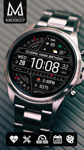 MD307 Digital watch face
