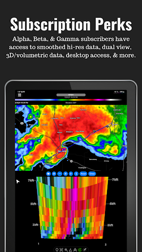 RadarOmega: Doppler Radar App