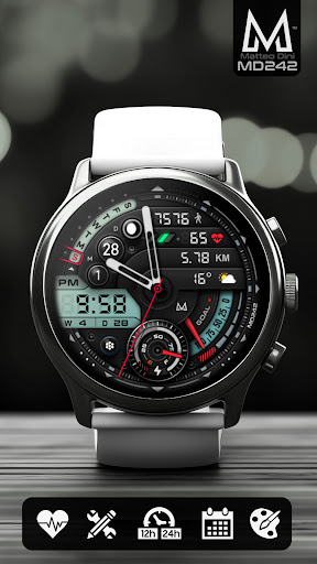 MD242 Hybrid watch face