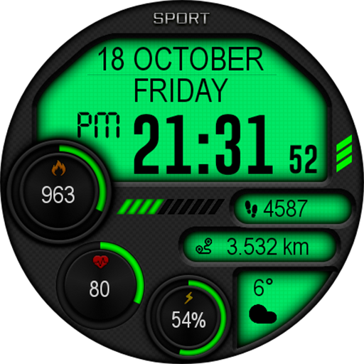 Digital Iwasa Watch Face