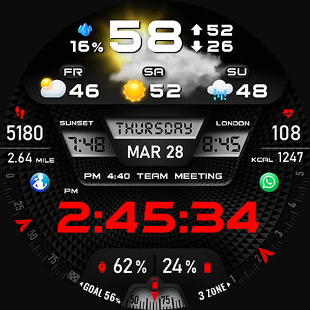 PER27 Digital Watch Face