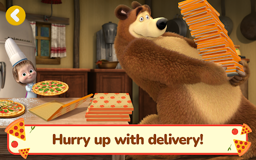 Masha and the Bear Pizza Maker