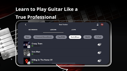 Real Guitar: acoustic electric