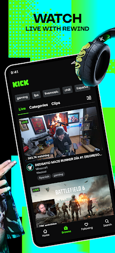 KICK: Live Streaming