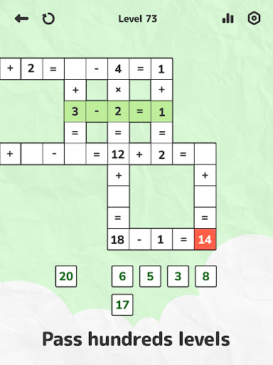 Math Crossword — Number puzzle