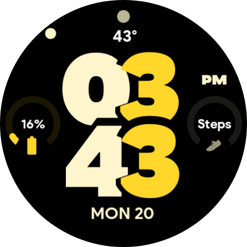Pixel Pro 2 - Watch face