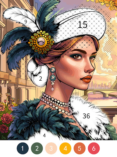 Vivid Color Paint By Number