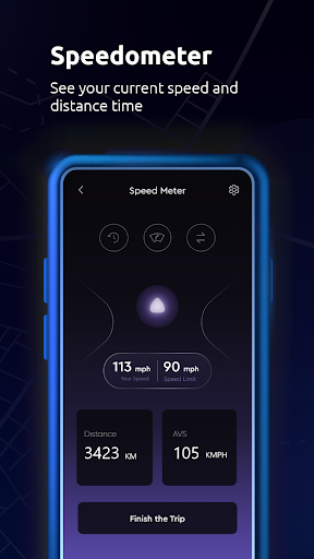 Maps All in One, Speedometer