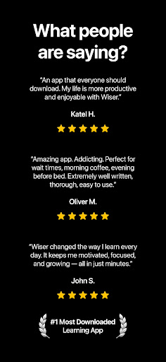 Wiser - 15 minutes Audio Books