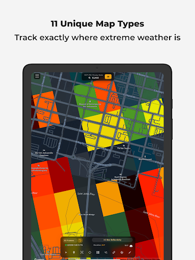 RadarOmega: Doppler Radar App