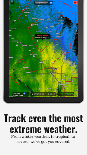 RadarOmega: Doppler Radar App