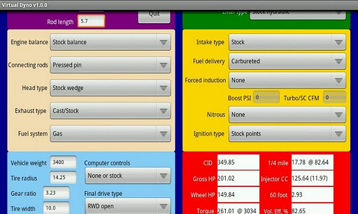 Virtual Dyno PRO