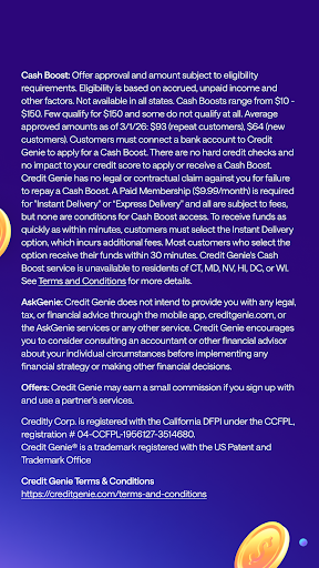 Credit Genie: Get Cash Advance