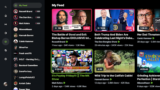 Rumble: Stream & Watch Videos