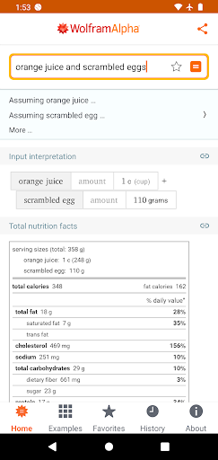 WolframAlpha Classic