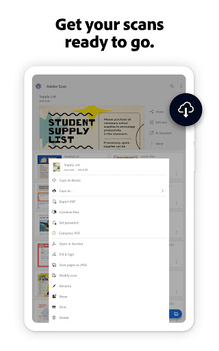 Adobe Scan AI PDF Scanner, OCR