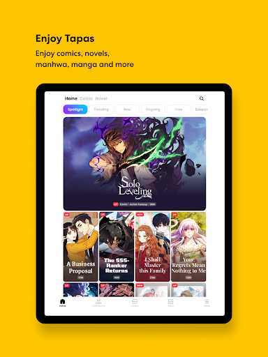 Tapas – Comics and Novels