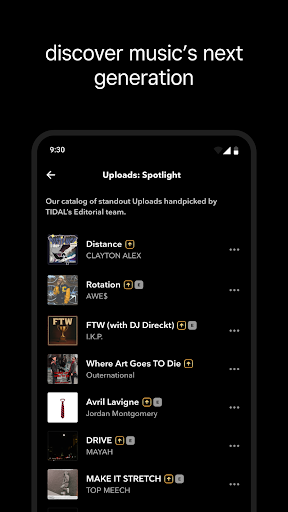 TIDAL Music: HiFi sound