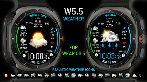 Weather watch face W5.5