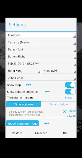 Timestamp Camera