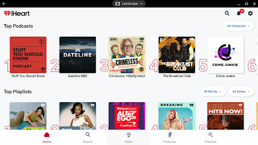 iHeart: Music, Radio, Podcasts