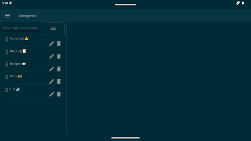 Notepad - simple notes