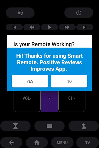 HiSense Smart TV Remote