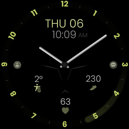 Minimal Black v30 Watch Face