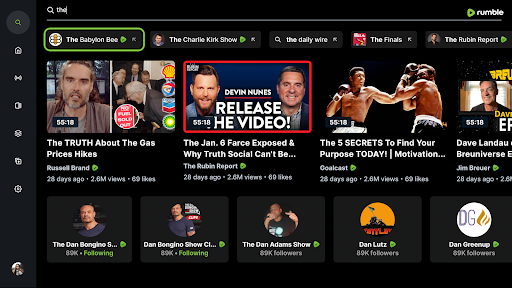 Rumble: Stream & Watch Videos