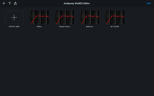 Audyssey MultEQ Editor app