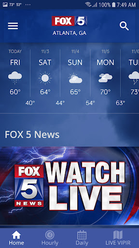FOX 5 Storm Team Weather Radar