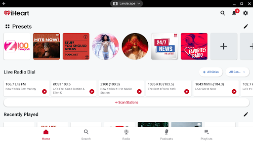 iHeart: Music, Radio, Podcasts