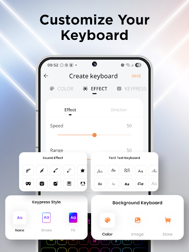 LED Keyboard: Colorful Backlit