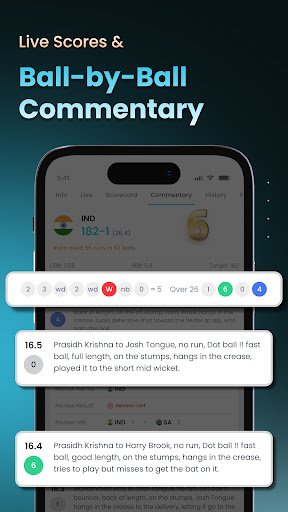Cricket LineX: Fast Live score