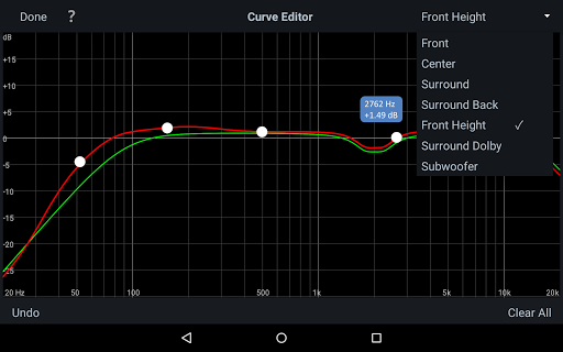 Audyssey MultEQ Editor app