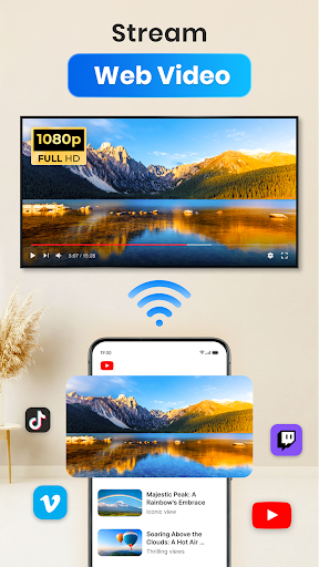 Cast to TV, Chromecast & Roku