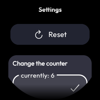 Counter for Wear OS