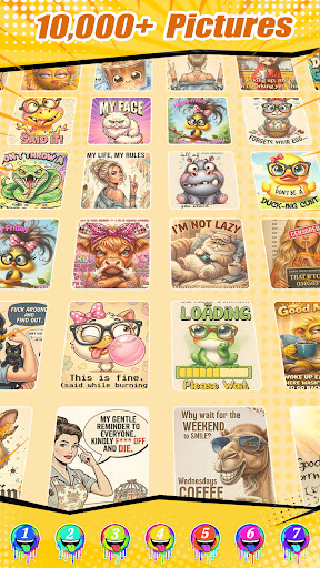 Meme Color By Number Game