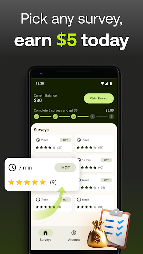 Five Surveys - Earn Money Fast