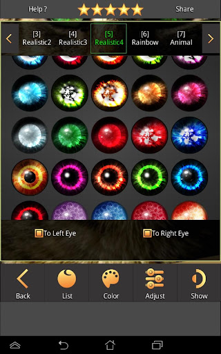 FoxEyes - Change Eye Color