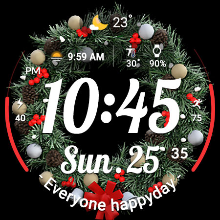 ACRO Happy Christmas Watchface