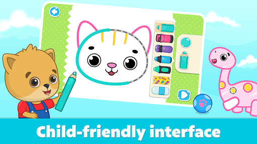 Coloring for Kids: Drawing 2-6