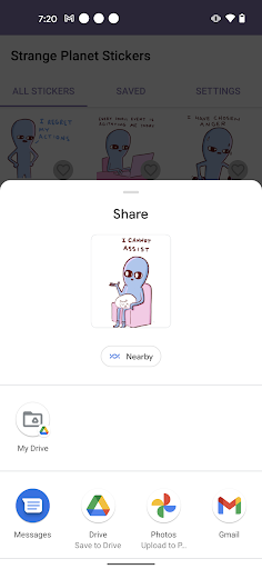 Strange Planet Stickers