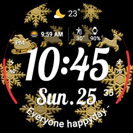 ACRO Happy Christmas Watchface